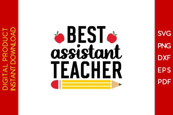 A Designer's Take on the Best Assistant Teacher Embroidery Design
