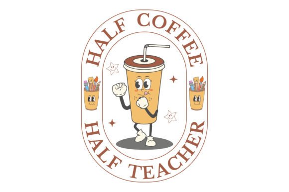 A Designer’s Review of the Retro Half Coffee Half Teacher Embroidery File