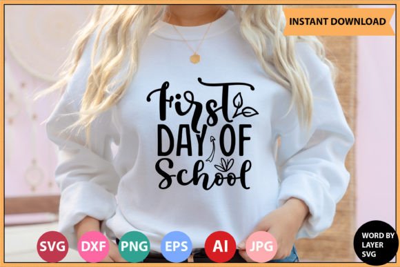 A Designer’s Take on the First Day of School SVG Bundle
