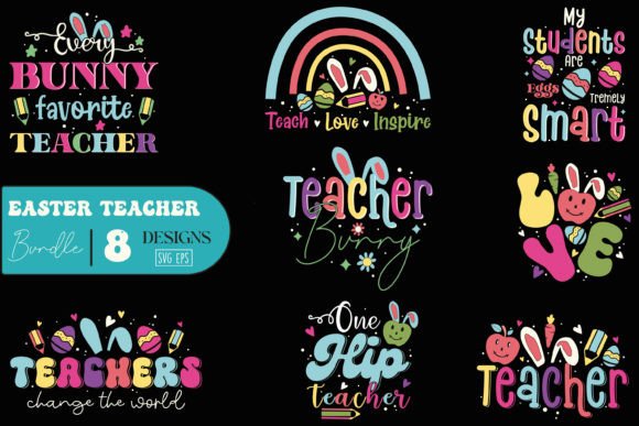 A Designer’s Take on the Retro Easter Teacher Bundle