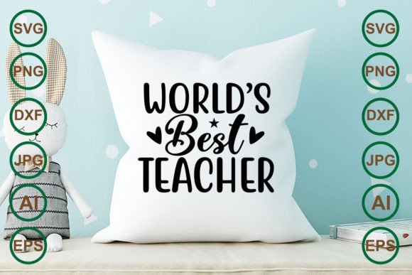 A Professional's Look at the Worlds Best Teacher SVG Design
