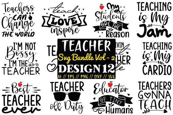 A Real Designer's Look at the Teacher SVG Bundle Vol - 2