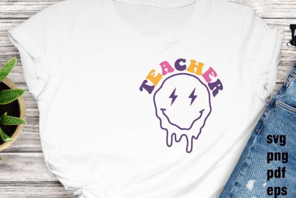 A Retro Smiley Face Design for Teacher Appreciation Gifts