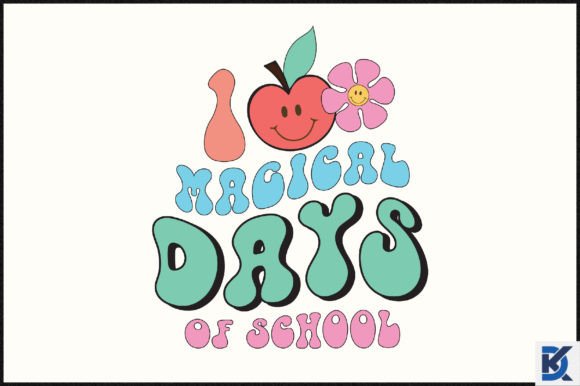 Retro '100 Magical Days of School' Embroidery Design Review